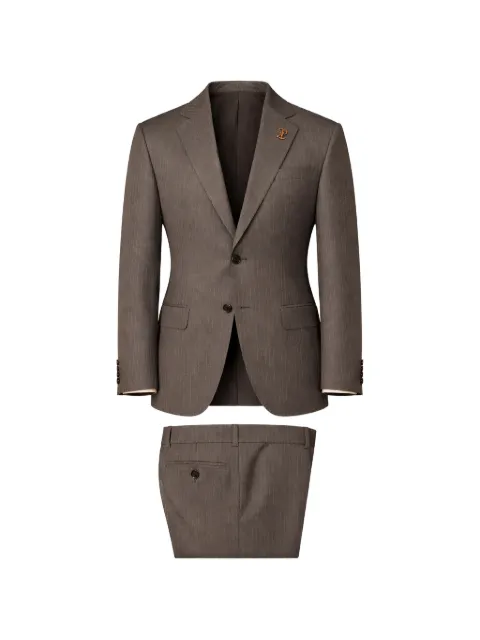 Pal Zileri pinstripe-pattern single-breasted suit Grey Z33872242NA523