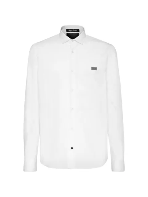 Philipp Plein skull graphic shirt White SACCMRP1924PTE003N
