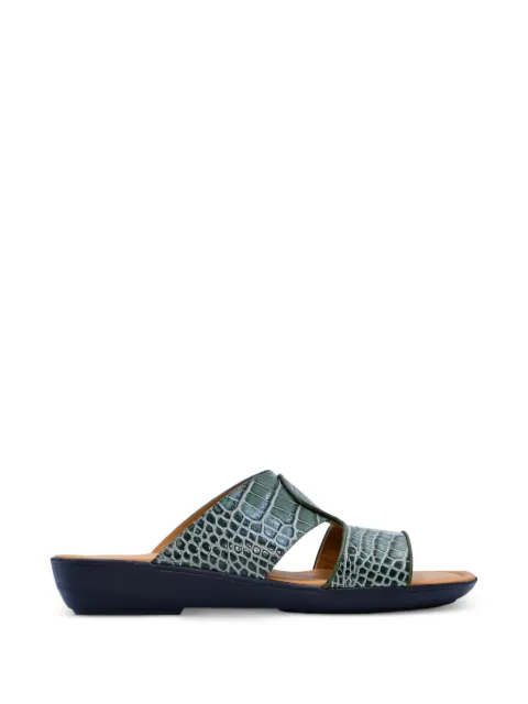 Fratelli Rossetti cut-out effect sandals Green 14933