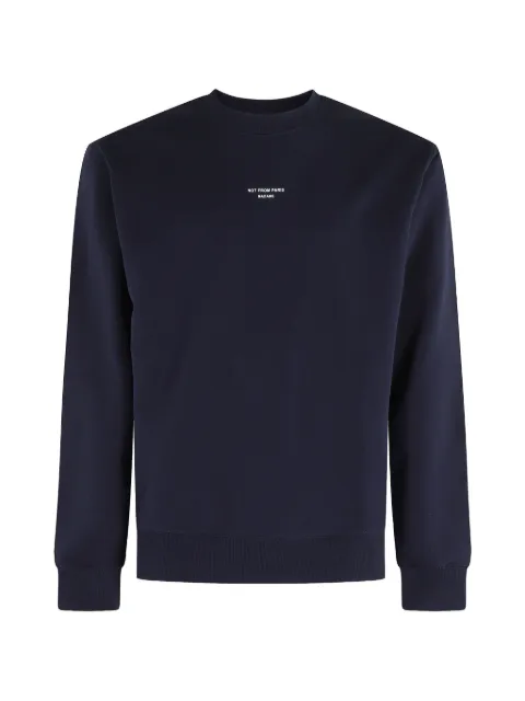 Drôle De Monsieur long-sleeve sweatshirt Blue PERMSW148CO127098