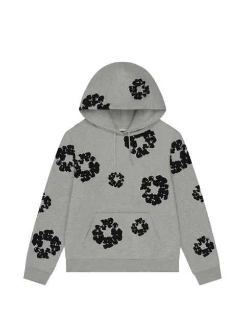 Denim Tears wreath hoodie Grey DT352
