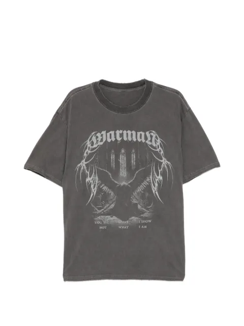 WARMAN distressed T-shirt Grey WM5068