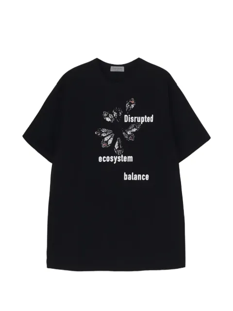 Yohji Yamamoto graphic-print T-shirt Black HKT769851