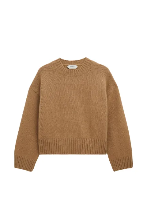 Pringle of Scotland crew-neck cashmere sweater Brown PWT049