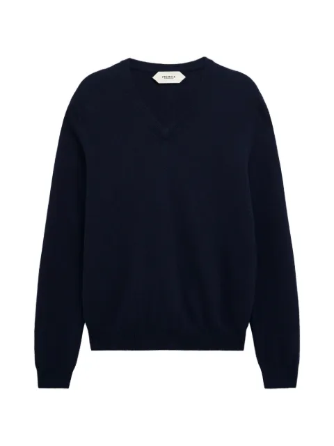 Pringle of Scotland V-neck cashmere sweater Blue PMB005