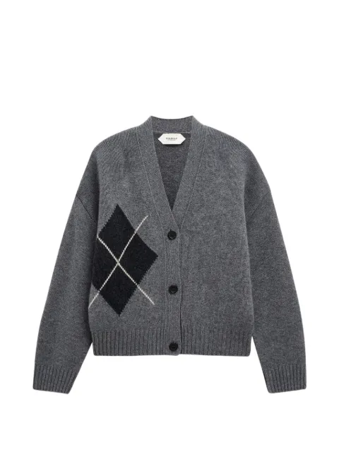 Pringle of Scotland argyle cashmere cardigan Grey PWQ449