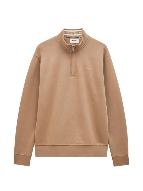 Pringle of Scotland zip track jumper Neutrals PMR176