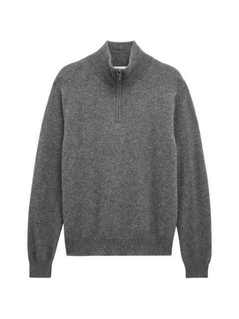 Pringle of Scotland quarter-zip cashmere sweater Grey PMH628