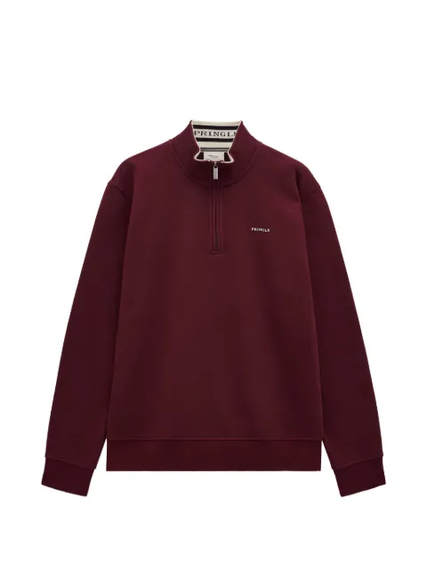 Pringle of Scotland quarter zip track sweatshirt Red PMR176