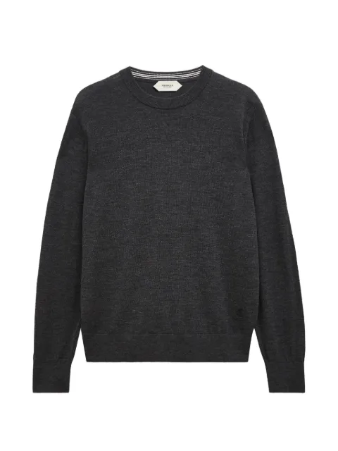 Pringle of Scotland crew neck merino wool sweater Grey PME911