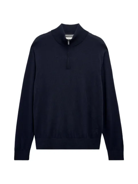Pringle of Scotland quarter-zip merino wool sweater Blue PMR410