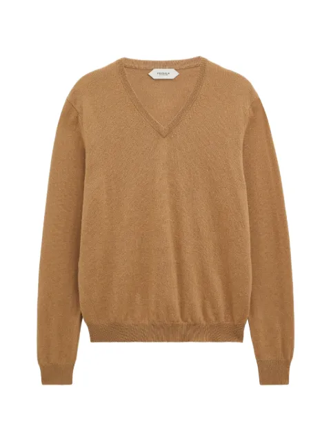 Pringle of Scotland V-neck cashmere sweater Neutrals PMB005