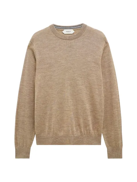 Pringle of Scotland crew neck merino wool sweater Neutrals PME911