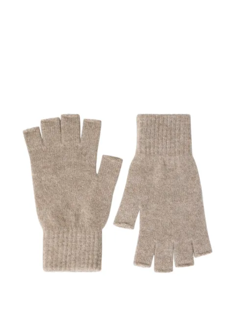 Pringle of Scotland fingerless gloves Neutrals PAW389