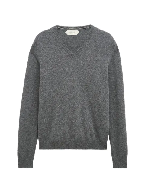 Pringle of Scotland V-neck cashmere sweater Grey PMB005