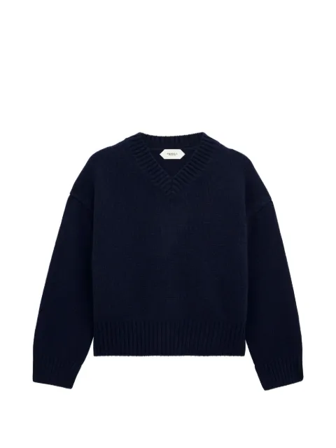 Pringle of Scotland V-neck cashmere sweater Blue PWA199