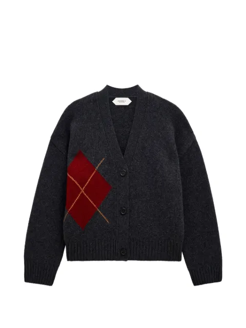 Pringle of Scotland argyle cashmere cardigan Grey PWQ449