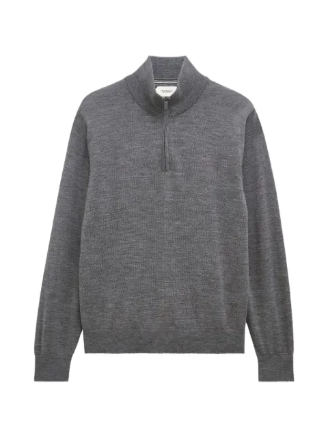 Pringle of Scotland quarter-zip merino wool sweater Grey PMR410
