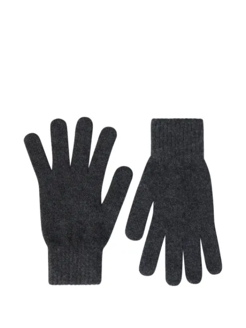 Pringle of Scotland classic cashmere gloves Grey PAF494