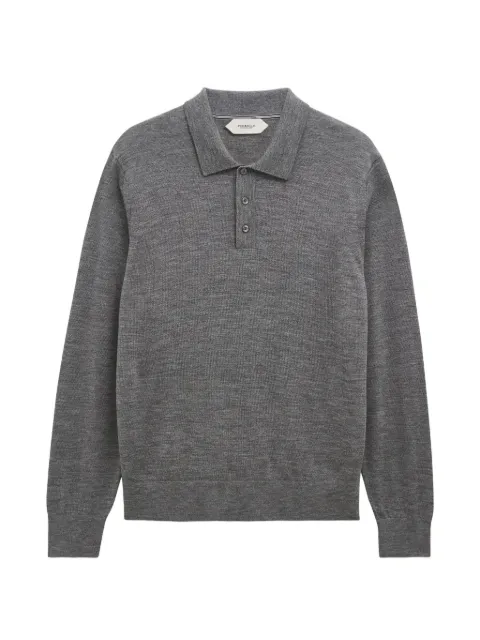 Pringle of Scotland polo-collar merino wool jumper Grey PMM648