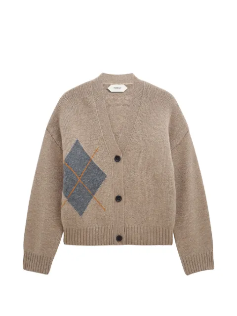 Pringle of Scotland argyle cashmere cardigan Neutrals PWQ449