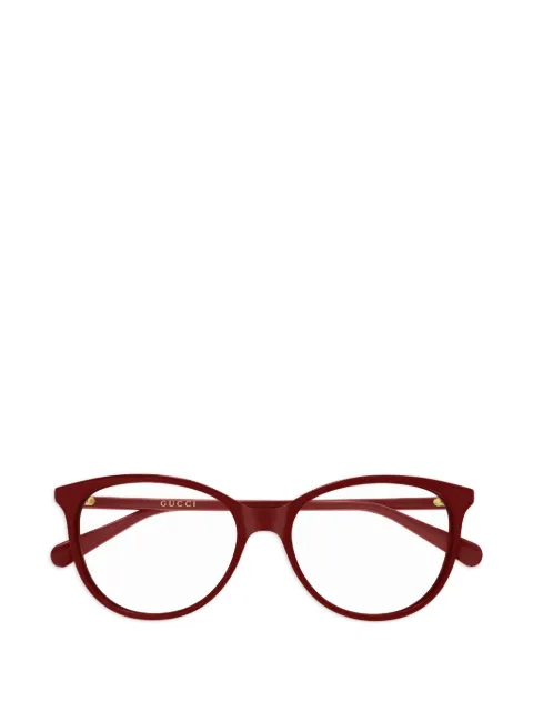 Gucci Eyewear round frame glasses Red GG0550O