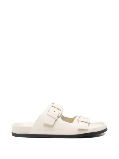 AMI Paris buckles leather sandals Neutrals USV832AL0129