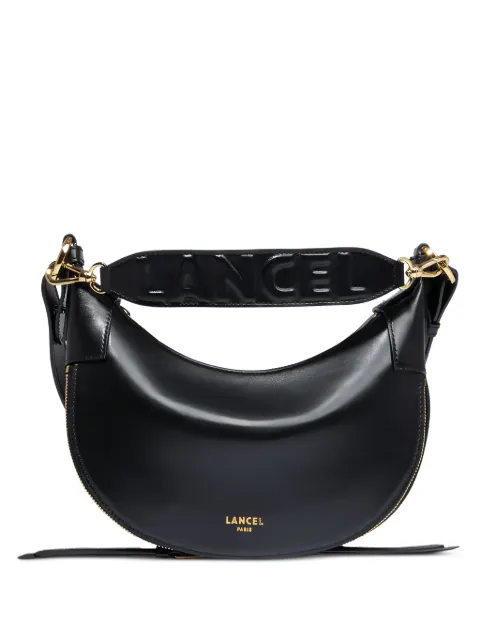 Lancel Origami leather shoulder bag Black A1331310TU