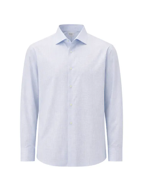 Pal Zileri check-pattern long-sleeve shirt Blue Z370G151NS203
