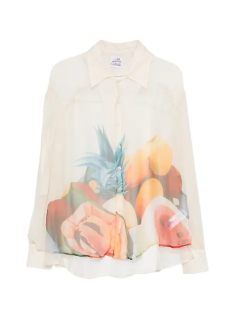 Donde Esteban fruit print shirt Neutrals D4SHI331
