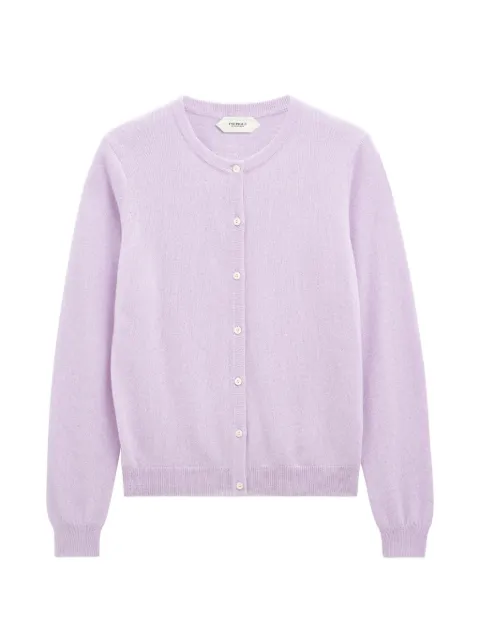 Pringle of Scotland crew-neck cashmere cardigan Purple PWA796