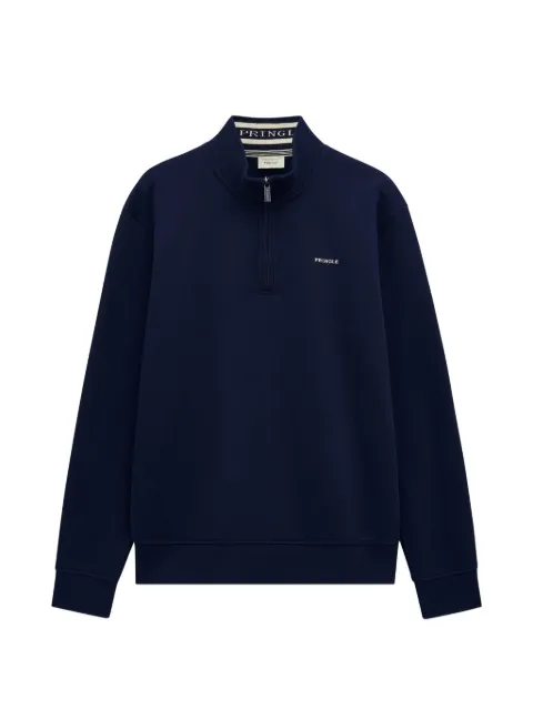 Pringle of Scotland quarter zip track sweatshirt Blue PMR176