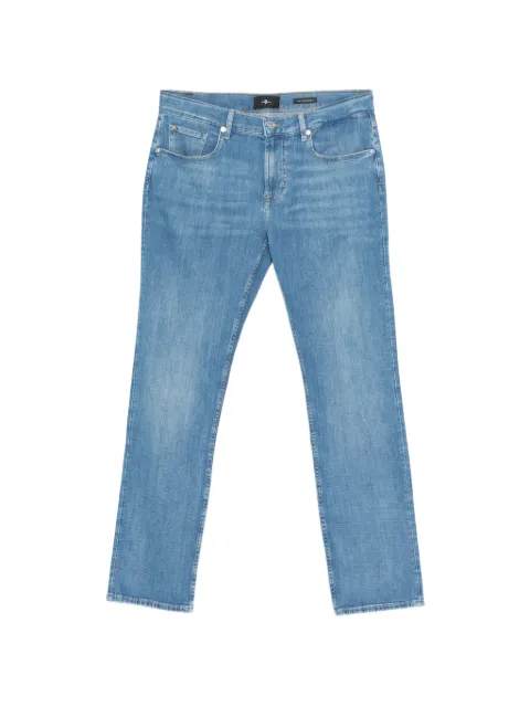 7 For All Mankind The Straight zip-up jeans Blue 7TE70R51
