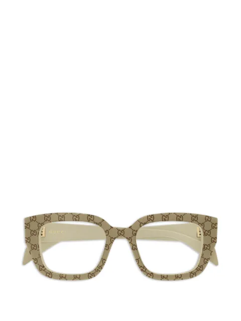 Gucci Eyewear gg2021o patterned glasses Neutrals GG2021O