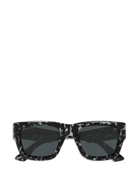 Gucci Eyewear square-logo logo sunglasses Black GG1668S007
