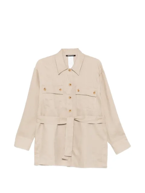 Pennyblack belted button-up shirt Neutrals PBBFICO2611111283200