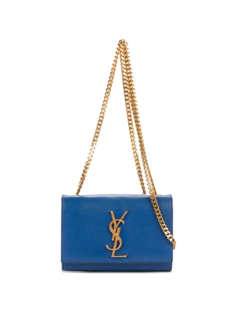 Saint Laurent Pre-Owned mini Kate cross body bag Blue GLT3541211014