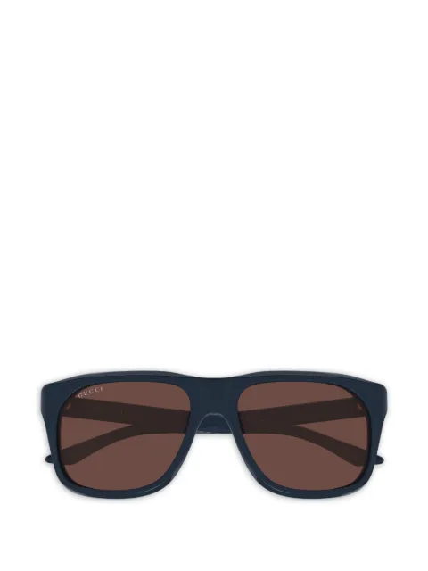 Gucci Eyewear rectangle-frame sunglasses Blue GG2077S004