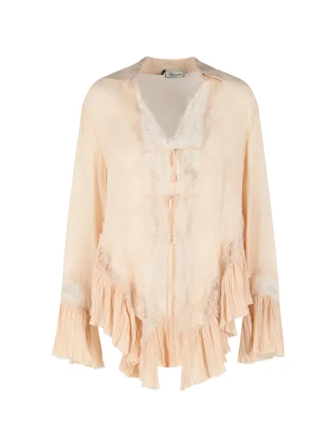 Blumarine ruffled blouse Neutrals P622C444A