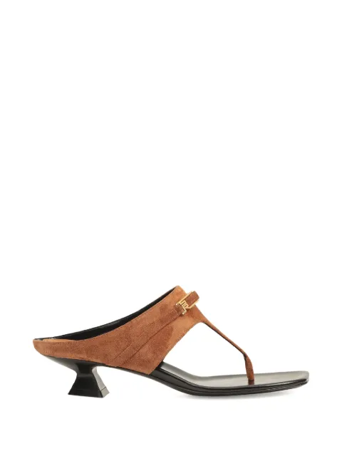 Sergio Rossi Bitt buckle sandals Brown B14470MCRM22130