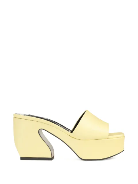 Sergio Rossi Si Rossi platform sandals Yellow B12100MNAC01110