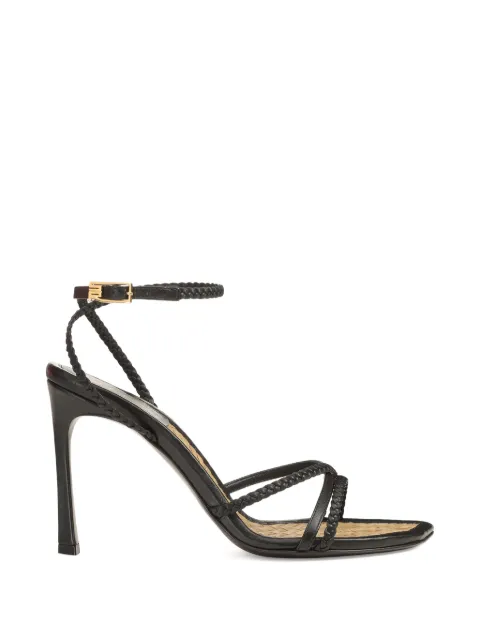 Sergio Rossi Braid sandals Black B14691MFL431110