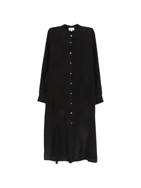 P.A.R.O.S.H. button-up midi dress Black SAXOND700564