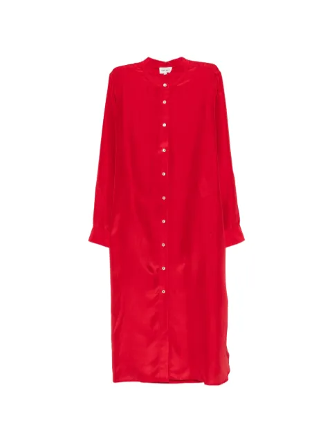 P.A.R.O.S.H. buttoned midi dress Red SAXOND700564