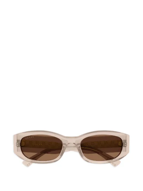 Gucci Eyewear geometric-frame sunglasses Neutrals GG2068SA003