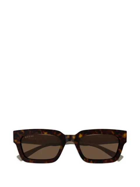 Gucci Eyewear geometric-frame sunglasses Brown GG2069S002