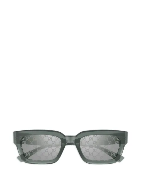 Gucci Eyewear logo square-frame sunglasses Grey GG2069S003