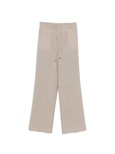 Berwich Patrizia drawstring palazzo pants Neutrals PATRIZIAJOGLP184U