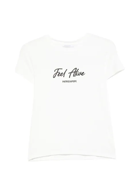 Patrizia Pepe logo-print T-shirt White 8M1807J051