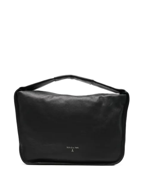 Patrizia Pepe goat skin shoulder bag Black 8B0315L177